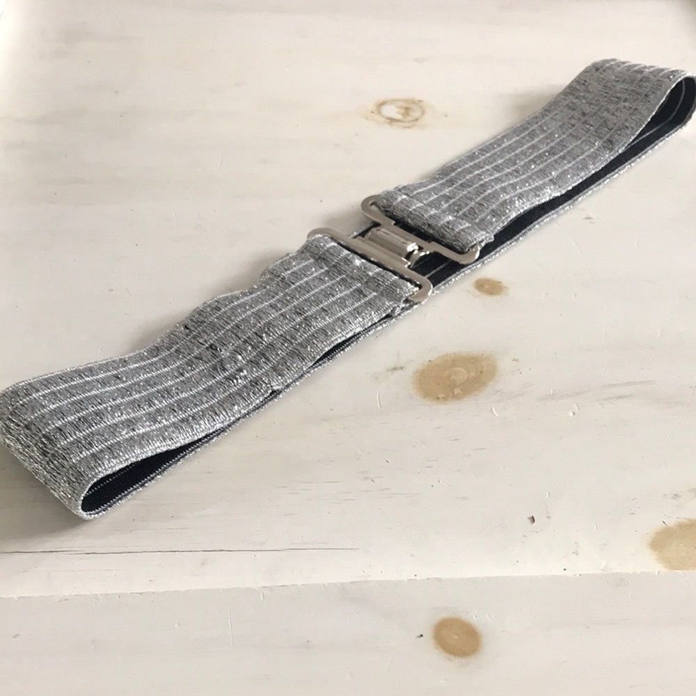 Vintage Silver Stretch Belt